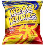 KRAC KURLS TOMATO CORN PUFFS 48X25G - Bulkbox Wholesale