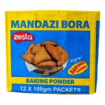 ZESTA MANDAZI BORA BAKING POWDER 72X100G - Bulkbox Wholesale