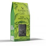 KERICHO GOLD PURE GREEN TEA STRING AND TAG PYRAMIDS 3X15'S - Bulkbox Wholesale