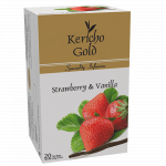 KERICHO GOLD SPECIALITY INFUSIONS STRAWBERRY & VANILLA ENVELOPE TEA BAGS 6X  20'S - Bulkbox Wholesale