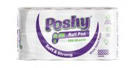 POSHY ROLL POA TOILET TISSUE UNWRAPPED WHITE 4X10S - Bulkbox Wholesale