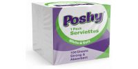 POSHY SERVIETTES 9X100 SHEETS - Bulkbox Wholesale