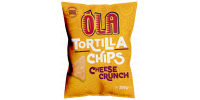 OLA TORTILLA CHIPS CHEESE CRUNCH 12X200G - Bulkbox Wholesale
