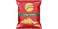 KRACKLES POTATO CRISPS TANGY TOMATO 12X125G - Bulkbox Wholesale