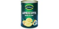 DOMEE APRICOT HALVES IN SYRUP 12X425G - Bulkbox Wholesale