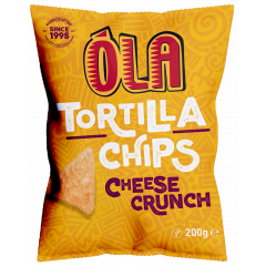 OLA TORTILLA CHIPS CHEESE CRUNCH 12X200G - Bulkbox Wholesale