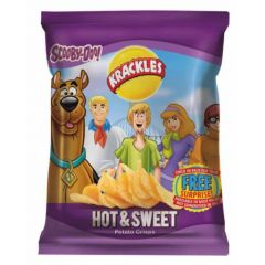 KRACKLES POTATO CRISPS WB TOON HOT & SWEET 48X30G - Bulkbox Wholesale
