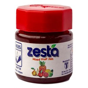 ZESTA MIXED FRUIT JAM JAR 100X20G - Bulkbox Wholesale