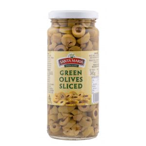 SANTA MARIA GREEN SLICED OLIVES 3X345G - Bulkbox Wholesale