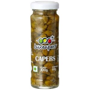 LUXEAPERS CAPERS IN VINEGAR 6X100G - Bulkbox Wholesale