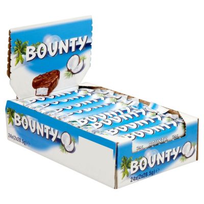 BOUNTY CHOCOLATE BAR 24X57G - Bulkbox Wholesale