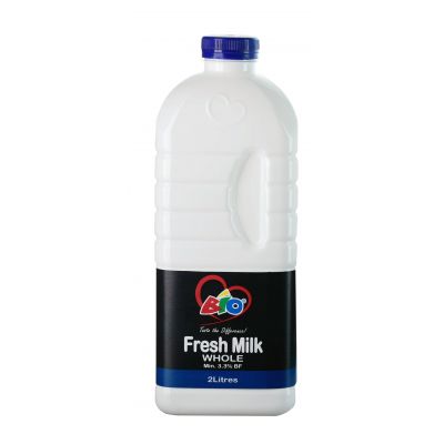 BIO FRESH WHOLE MILK 6X2L - Bulkbox Wholesale
