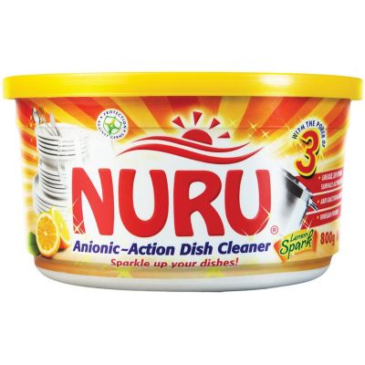 NURU DISH WASHING PASTE LEMON SPARK 6X800G - Bulkbox Wholesale
