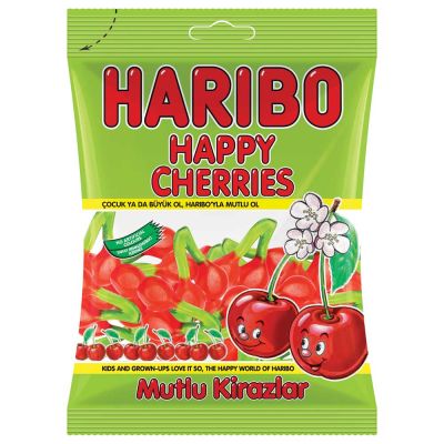 HARIBO HAPPY CHERRIES 15X80G - Bulkbox Wholesale