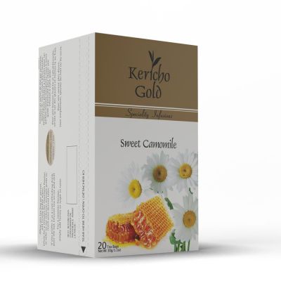 KERICHO GOLD SPECIALITY INFUSIONS SWEET CAMOMILE ENVELOPE TEA BAGS 6X  20'S - Bulkbox Wholesale