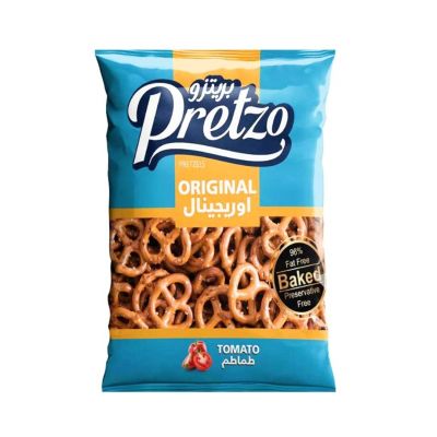 PRETZO PRETZEL ORIGINAL TOMATO 30X25G - Bulkbox Wholesale