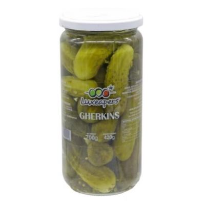 LUXEAPERS GHERKINS IN VINEGAR 3X700G - Bulkbox Wholesale