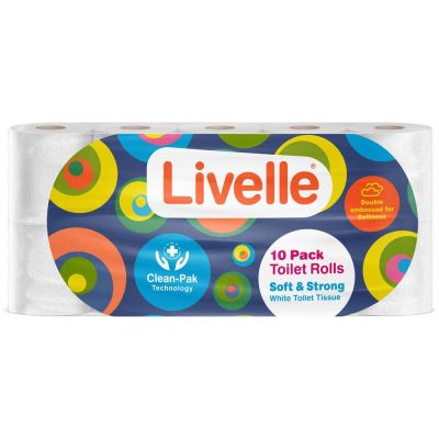 LIVELLE TOILET TISSUE 4X10S - Bulkbox Wholesale
