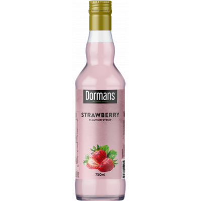DORMANS SYRUP STRAWBERRY 3X750ML - Bulkbox Wholesale
