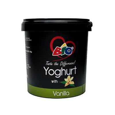 BIO YOGHURT VANILLA 1X1L - Bulkbox Wholesale