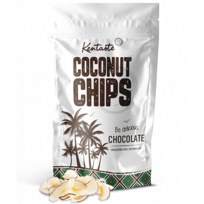 KENTASTE CHOCOLATE COCONUT CHIPS 18X40G - Bulkbox Wholesale