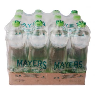 MAYERS NATURAL SPRING WATER SPARKLING 12X1L - Bulkbox Wholesale